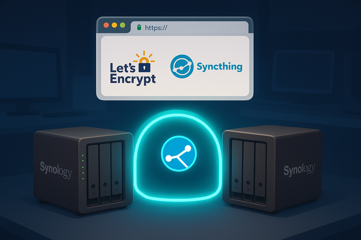 Securing Syncthing with Tailscale certificates